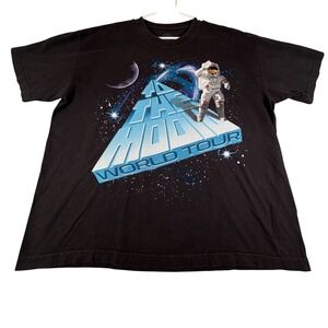 Kid Cudi To The Moon World Tour 2022 T-Shirt Black Large Concert Tee